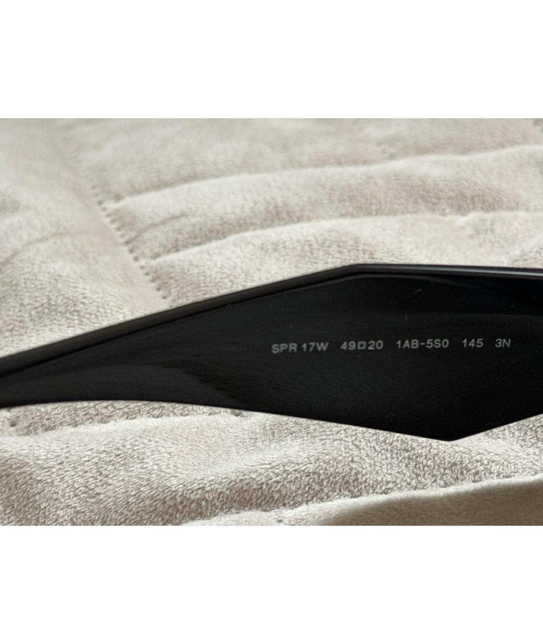 PRADA Черные пластиковые солнцезащитные очки, фото 6