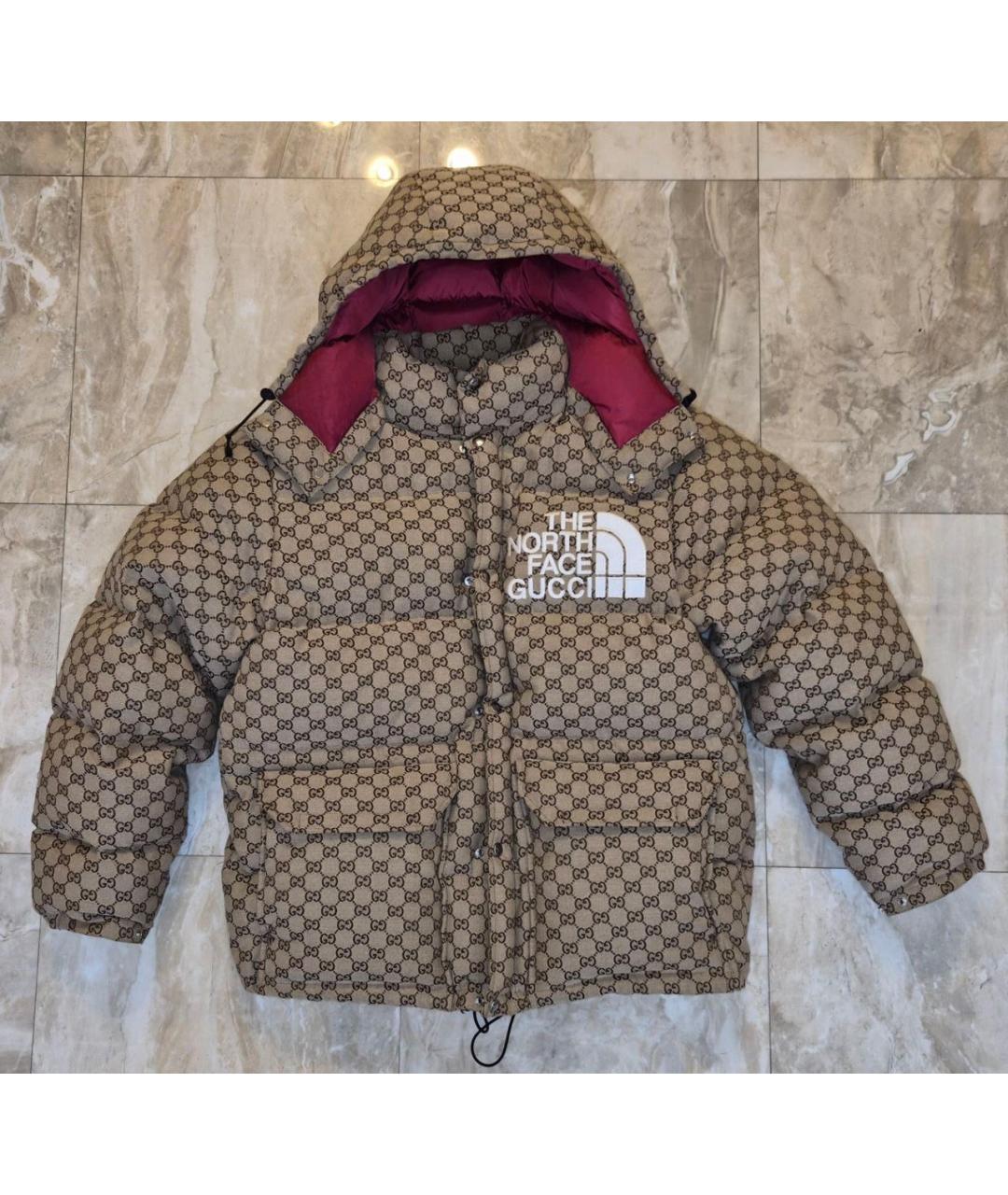 THE NORTH FACE Бежевая хлопковая куртка, фото 7