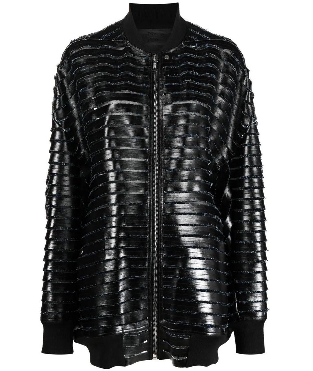 RICK OWENS Черная хлопковая куртка, фото 1