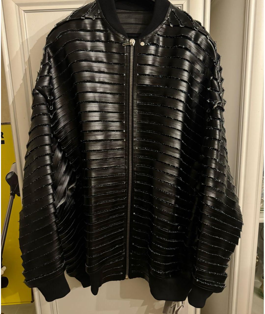 RICK OWENS Черная хлопковая куртка, фото 5