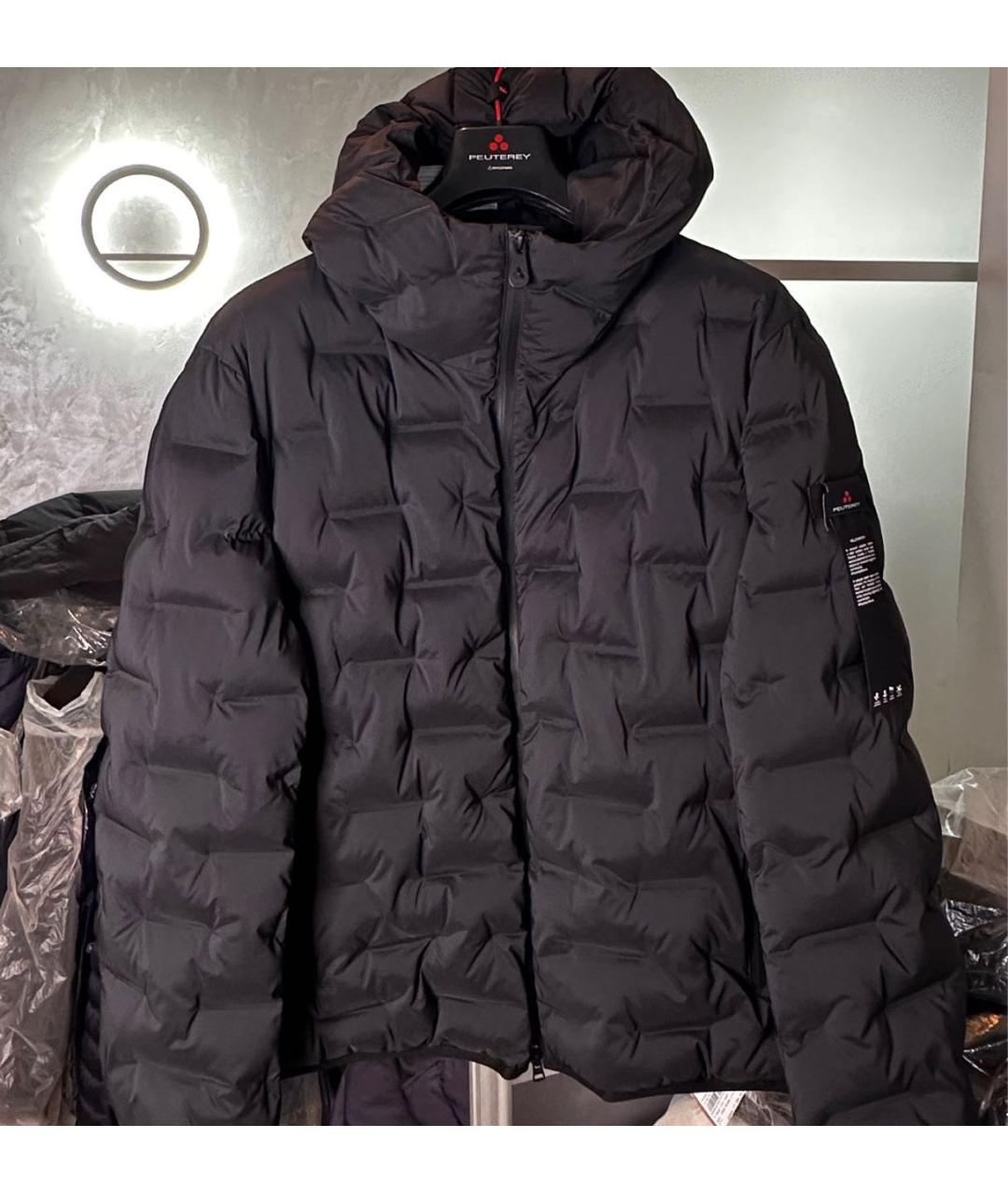 PEUTEREY Черный полиамидовый пуховик, фото 4