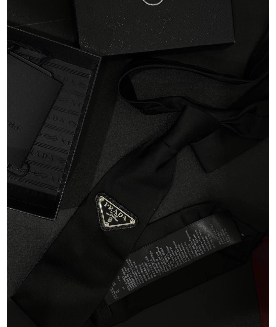 PRADA Черный галстук, фото 2