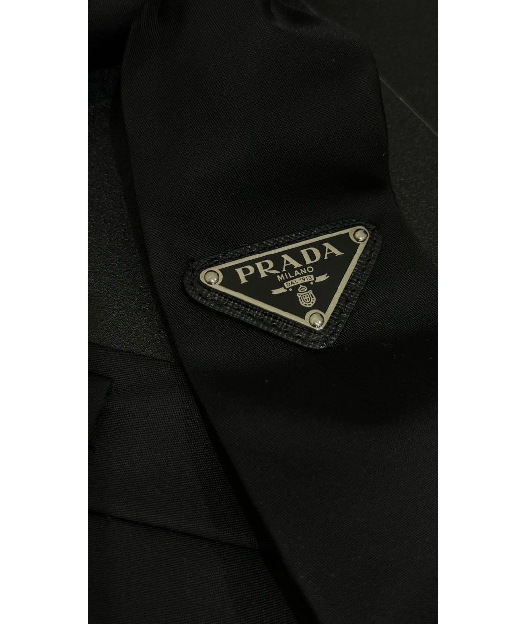 PRADA Черный галстук, фото 4