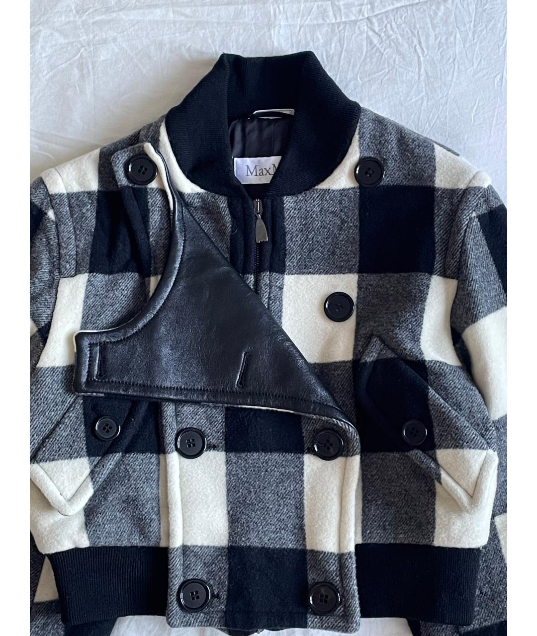 MAX MARA Черное шерстяное пальто, фото 4