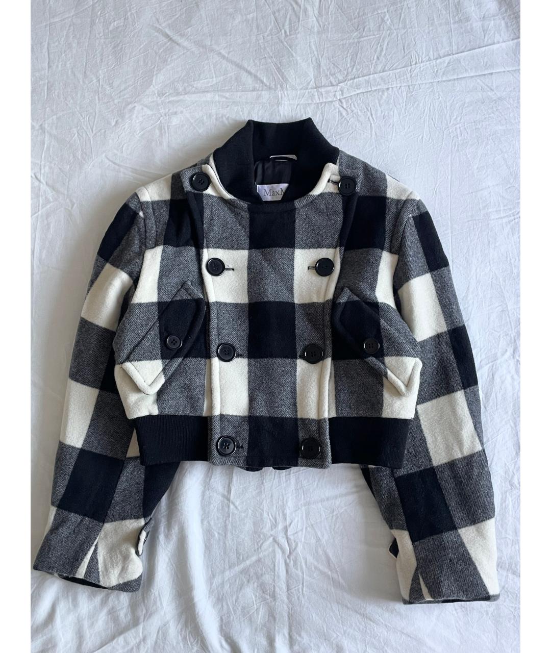 MAX MARA Черное шерстяное пальто, фото 10