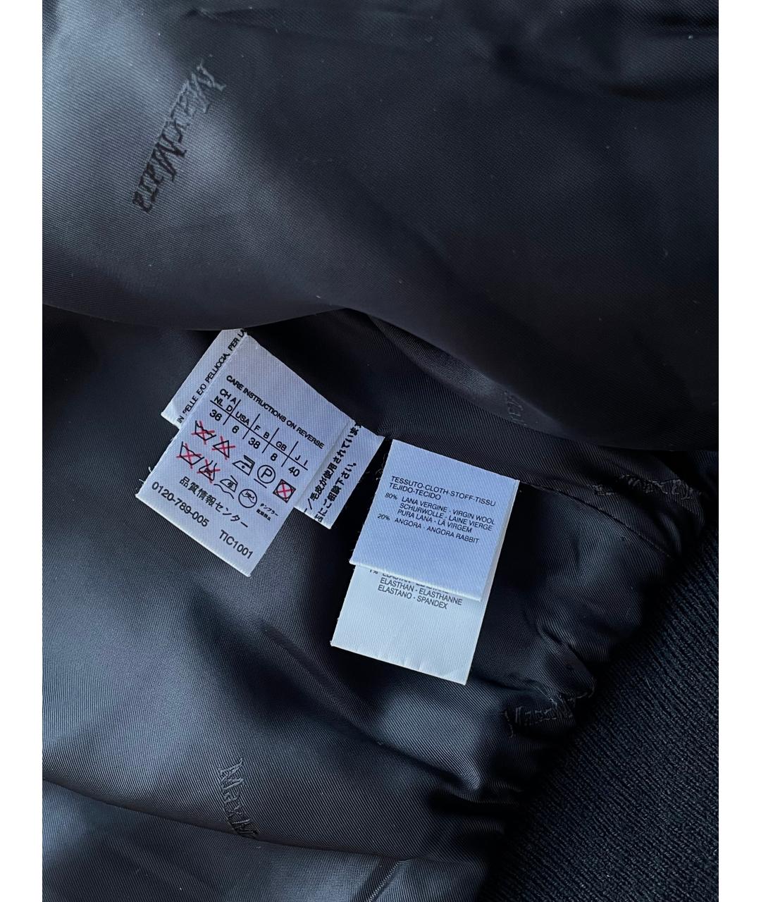 MAX MARA Черное шерстяное пальто, фото 7