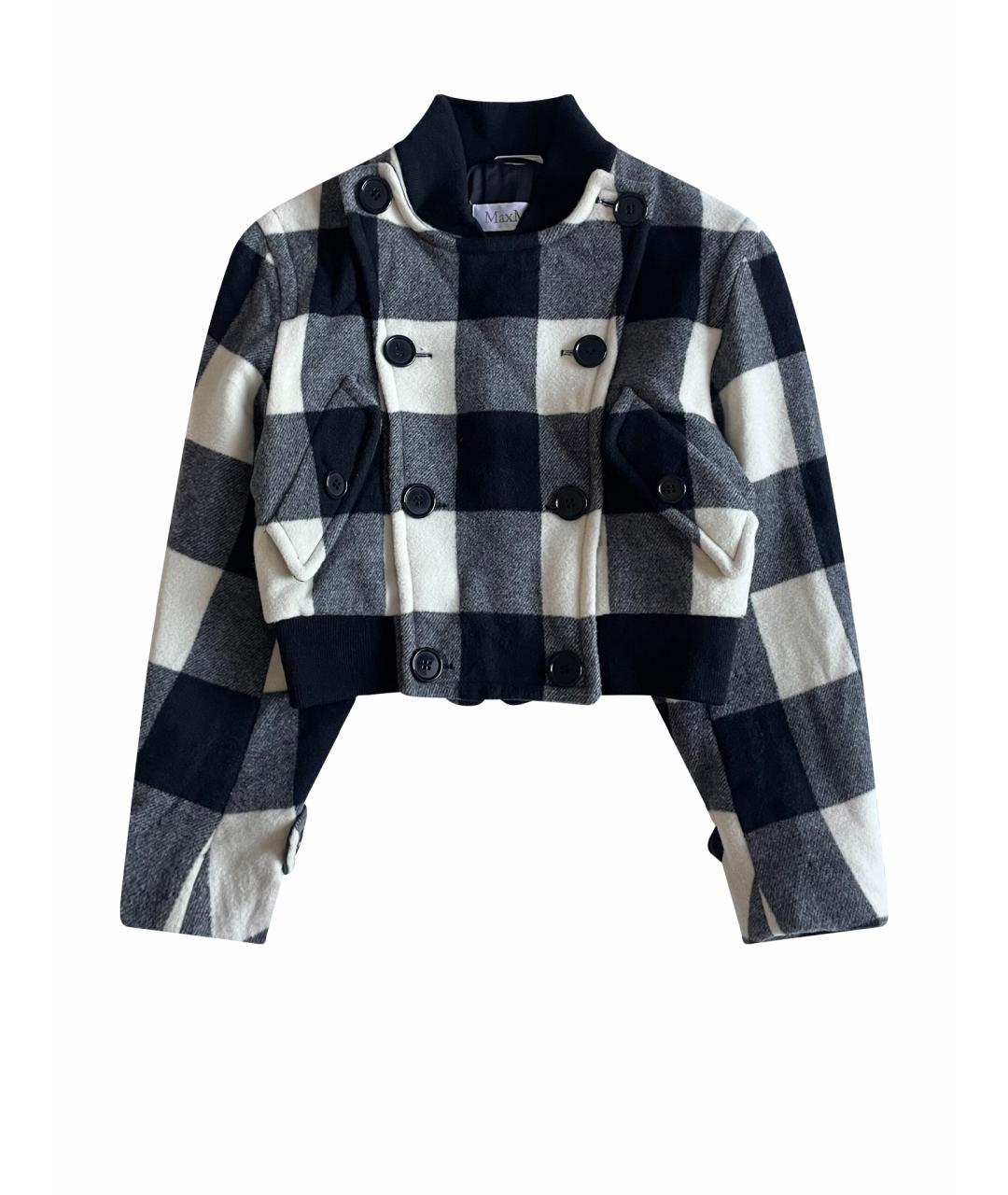 MAX MARA Черное шерстяное пальто, фото 1