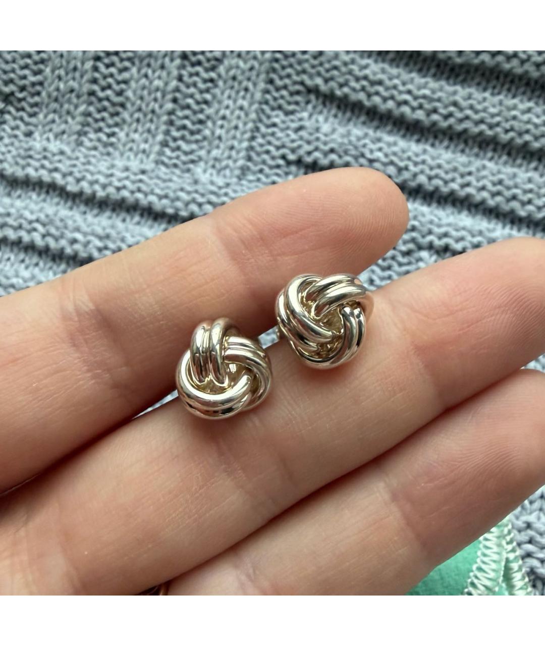 TIFFANY&CO Серебряные серебряные запонки, фото 6