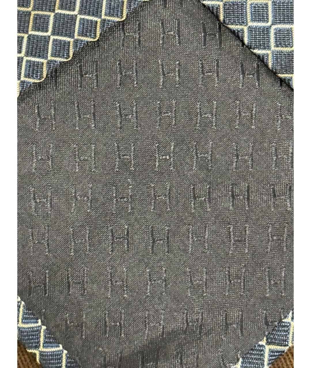 HERMES Мульти шелковый галстук, фото 5