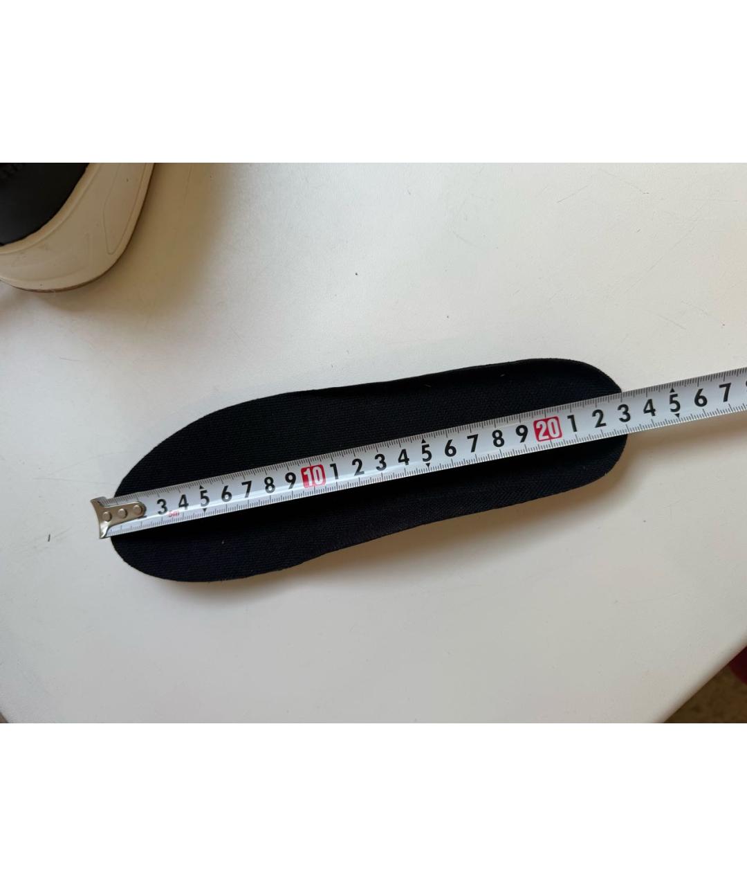 TRUSSARDI Черные кожаные кроссовки, фото 8