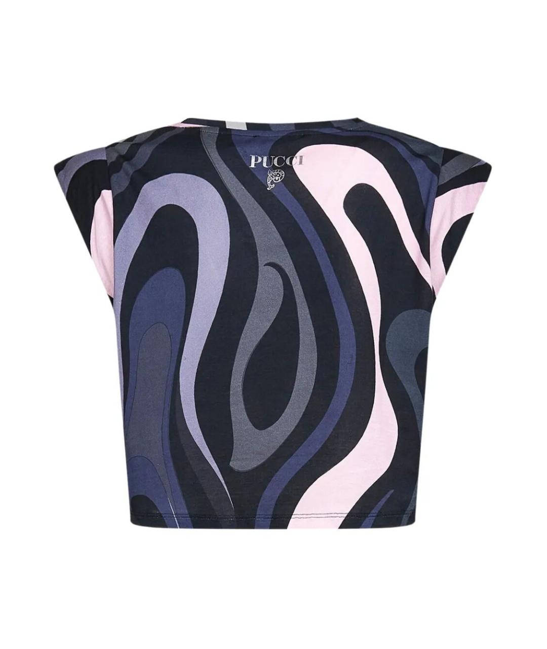 PUCCI Мульти хлопковая футболка, фото 2