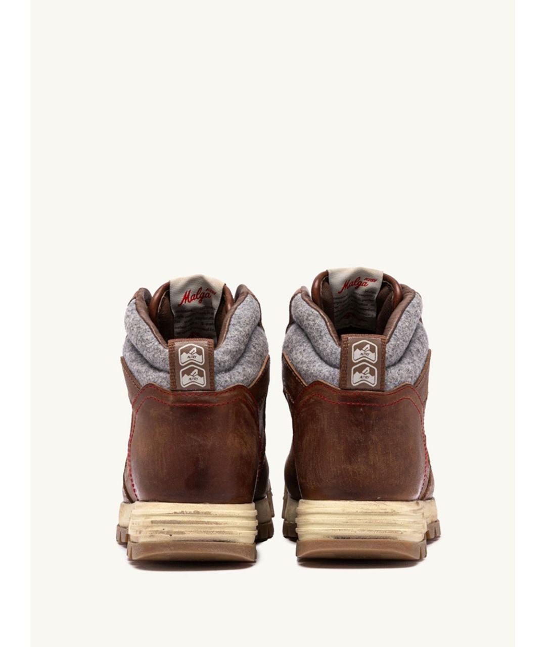 AUTRY Коричневые замшевые ботинки, фото 3