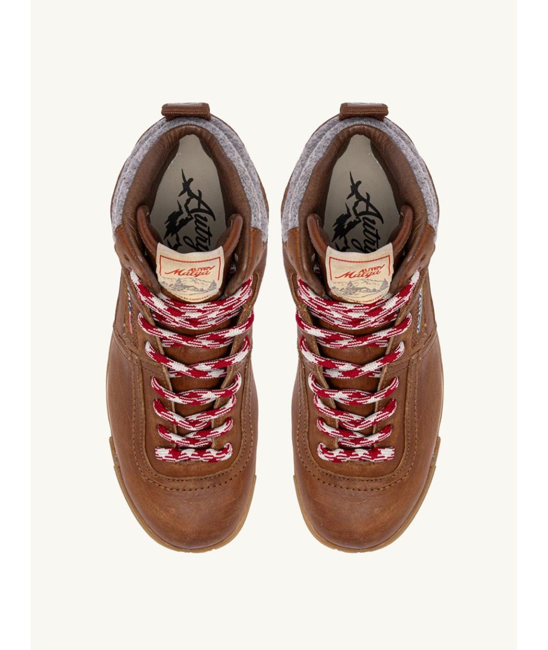 AUTRY Коричневые замшевые ботинки, фото 4