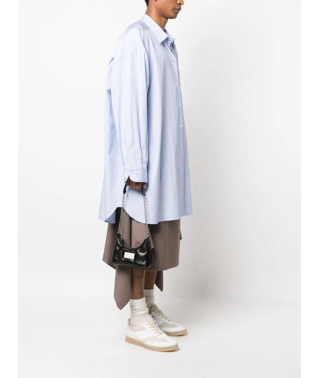 MAISON MARGIELA Черная кожаная сумка через плечо, фото 2