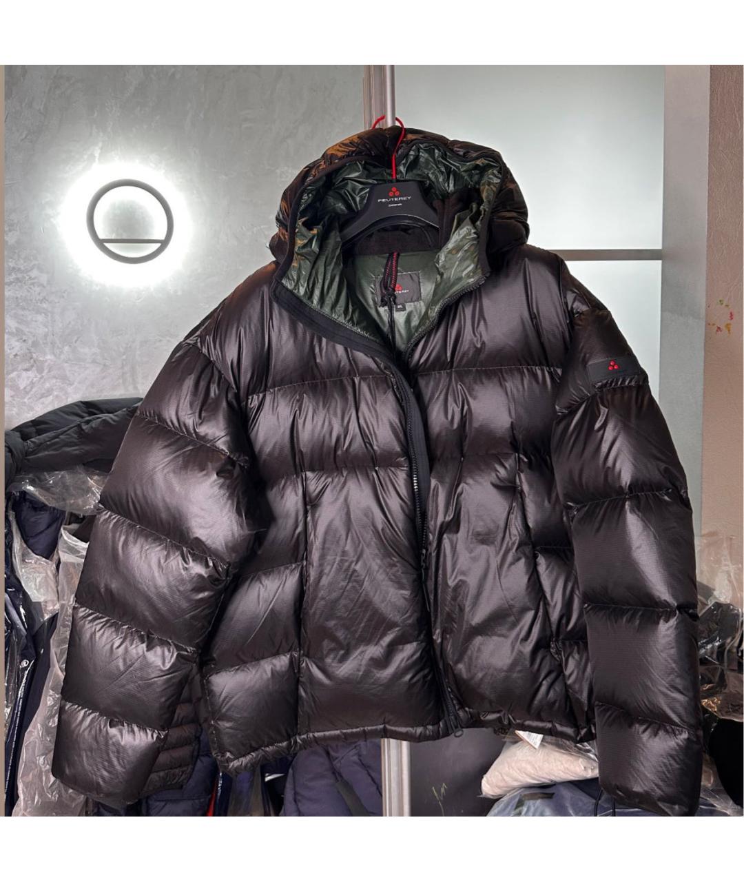 PEUTEREY Черный полиамидовый пуховик, фото 5