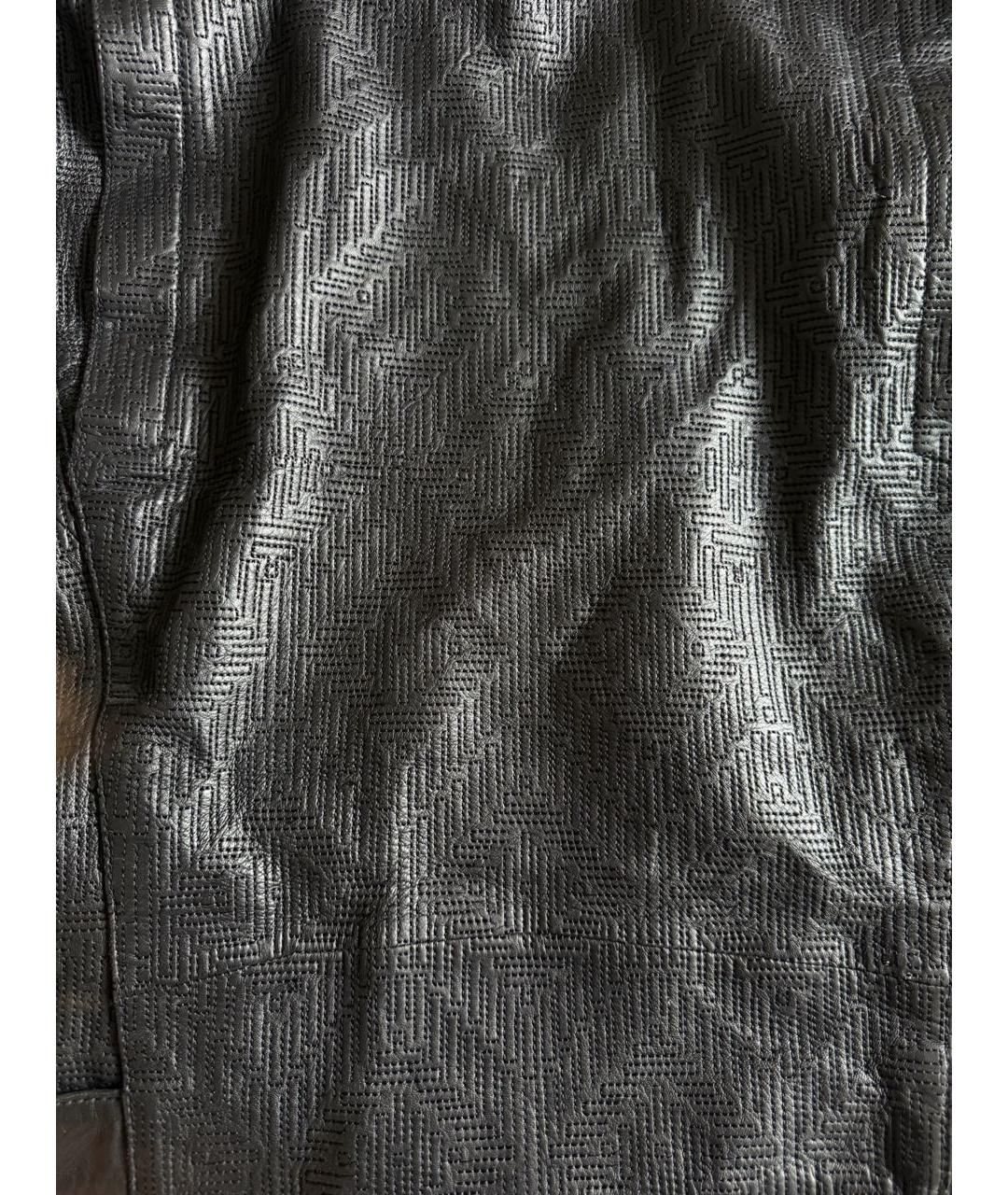 BALMAIN Черная кожаная куртка, фото 4