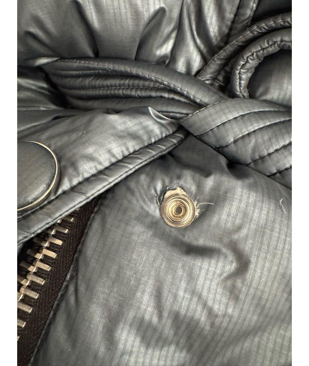 IENKI IENKI Антрацитовый полиэстеровый пуховик, фото 8