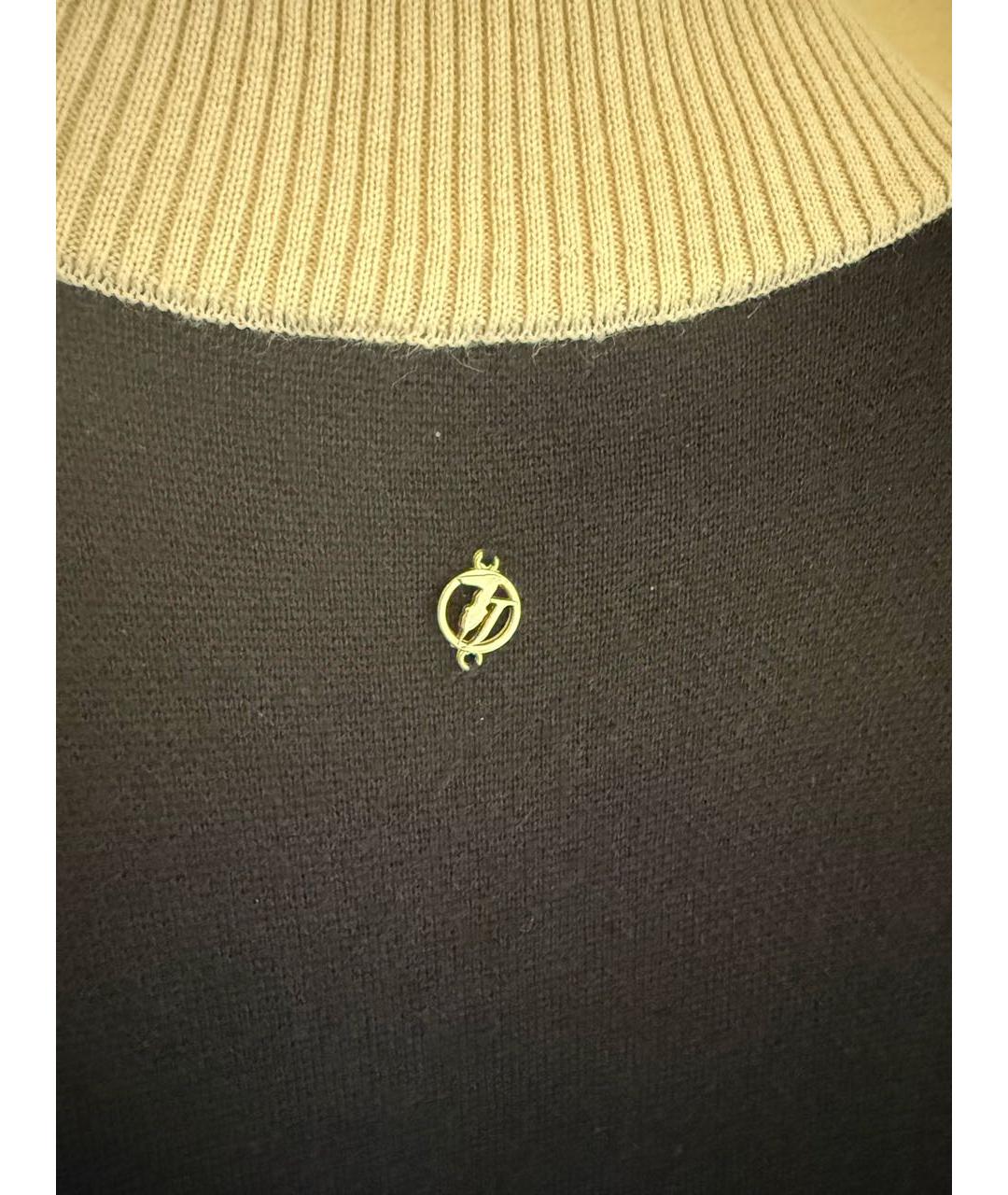 TRUSSARDI JEANS Бежевый шерстяной джемпер / свитер, фото 6