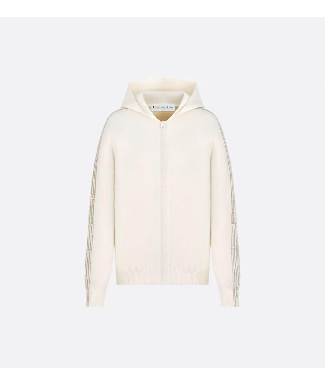 CHRISTIAN DIOR Бежевый кашемировый кардиган, фото 3