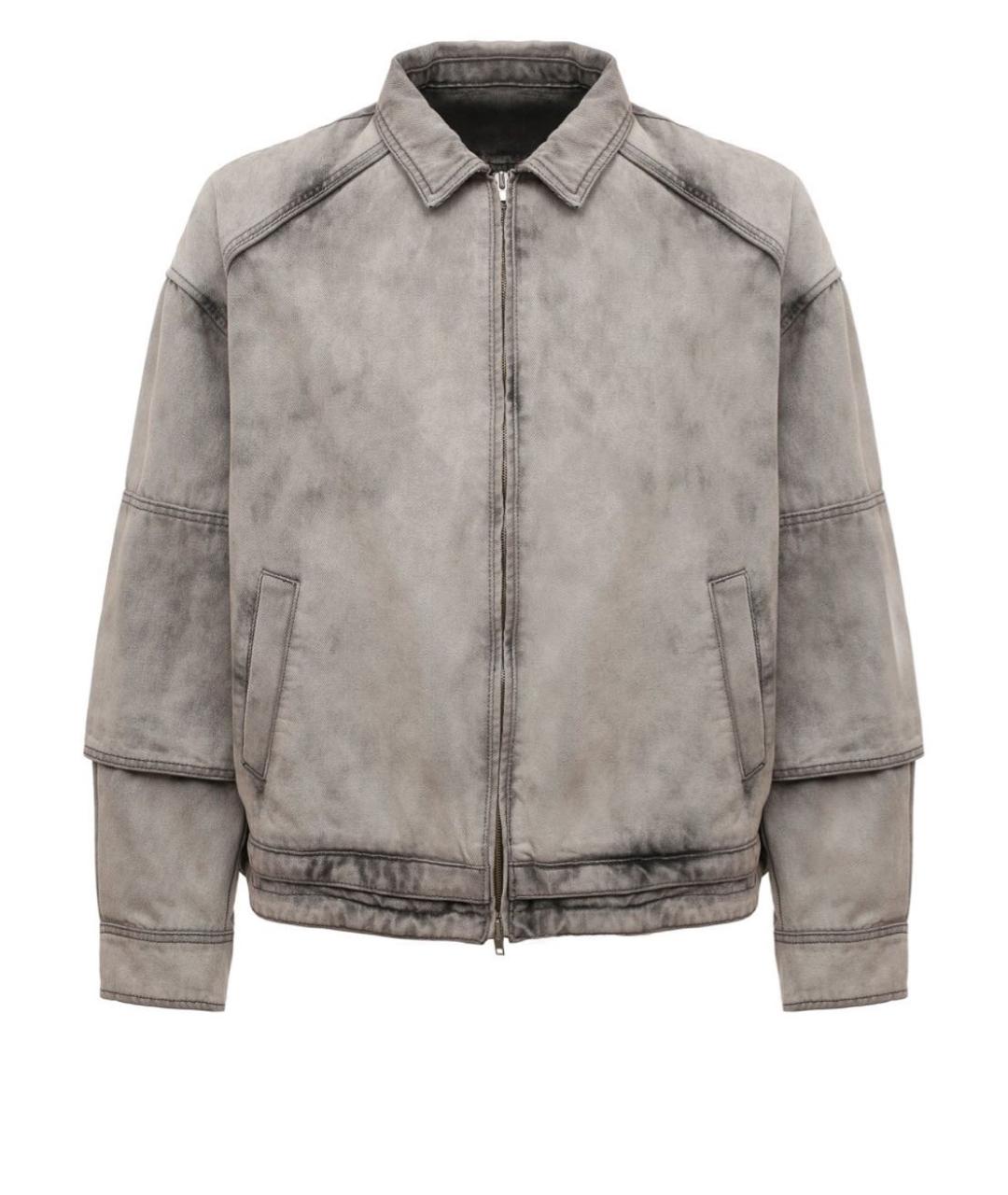 JUUN.J Серая хлопковая куртка, фото 1