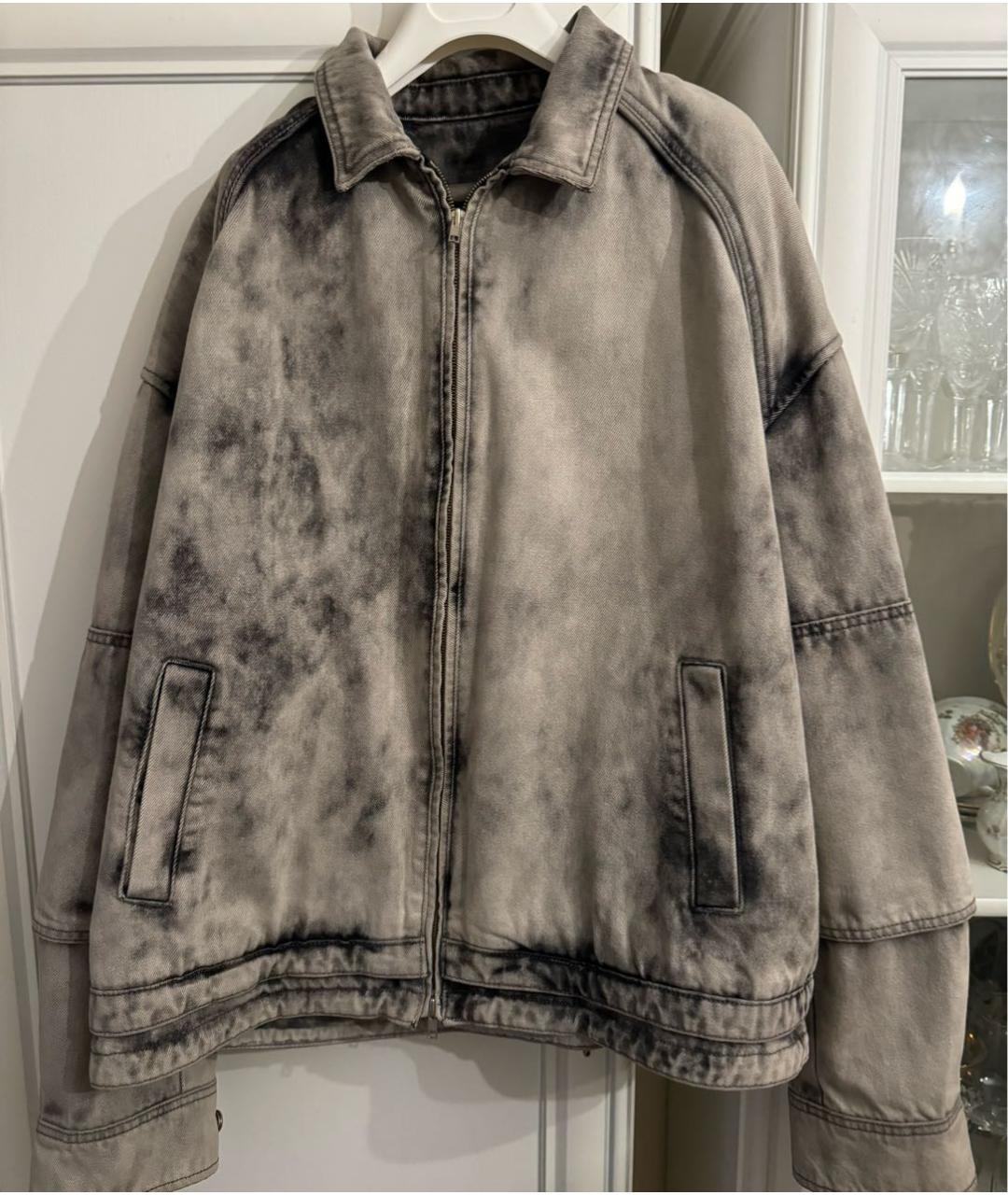 JUUN.J Серая хлопковая куртка, фото 2