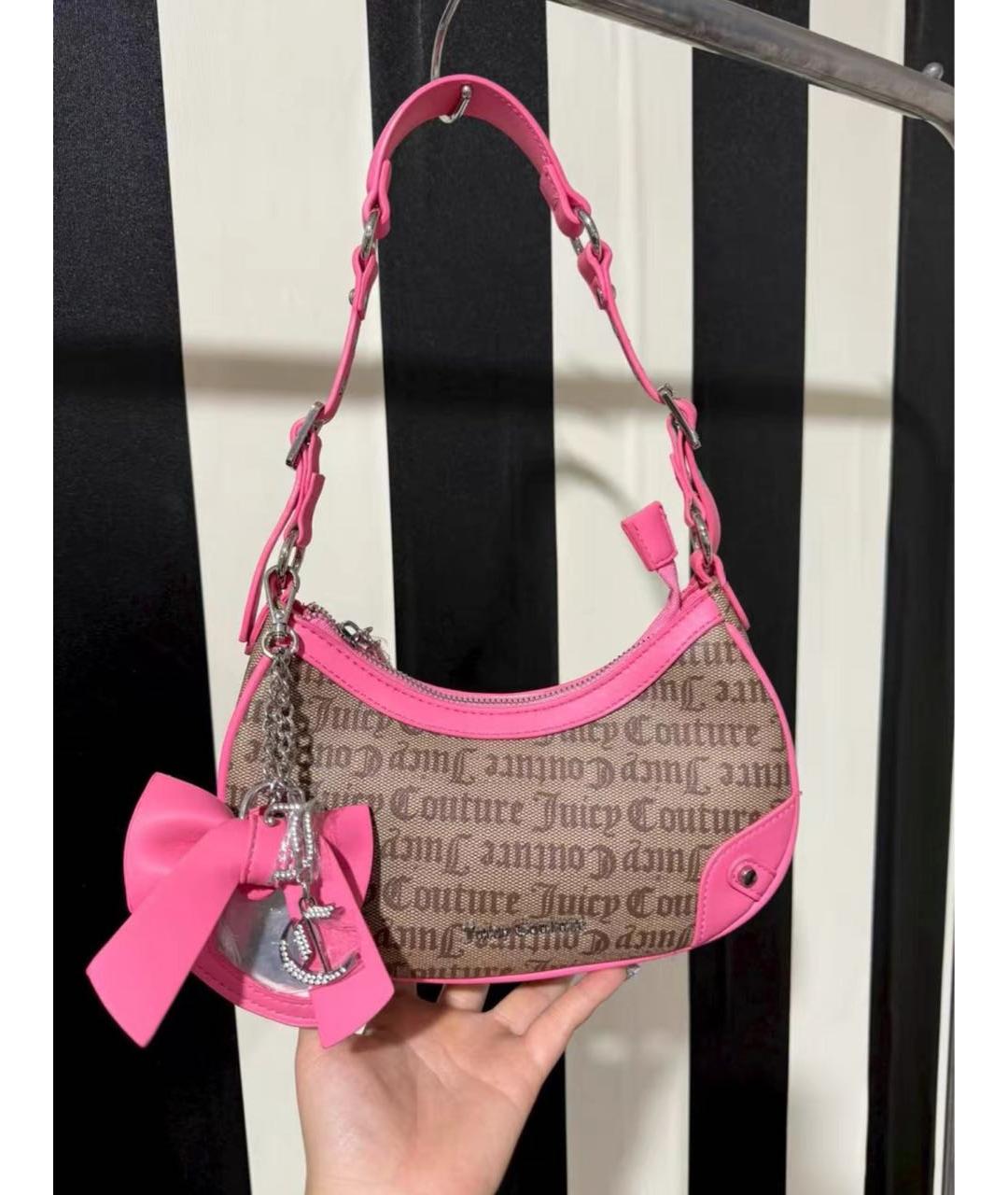 JUICY COUTURE Мульти тканевая сумка с короткими ручками, фото 4