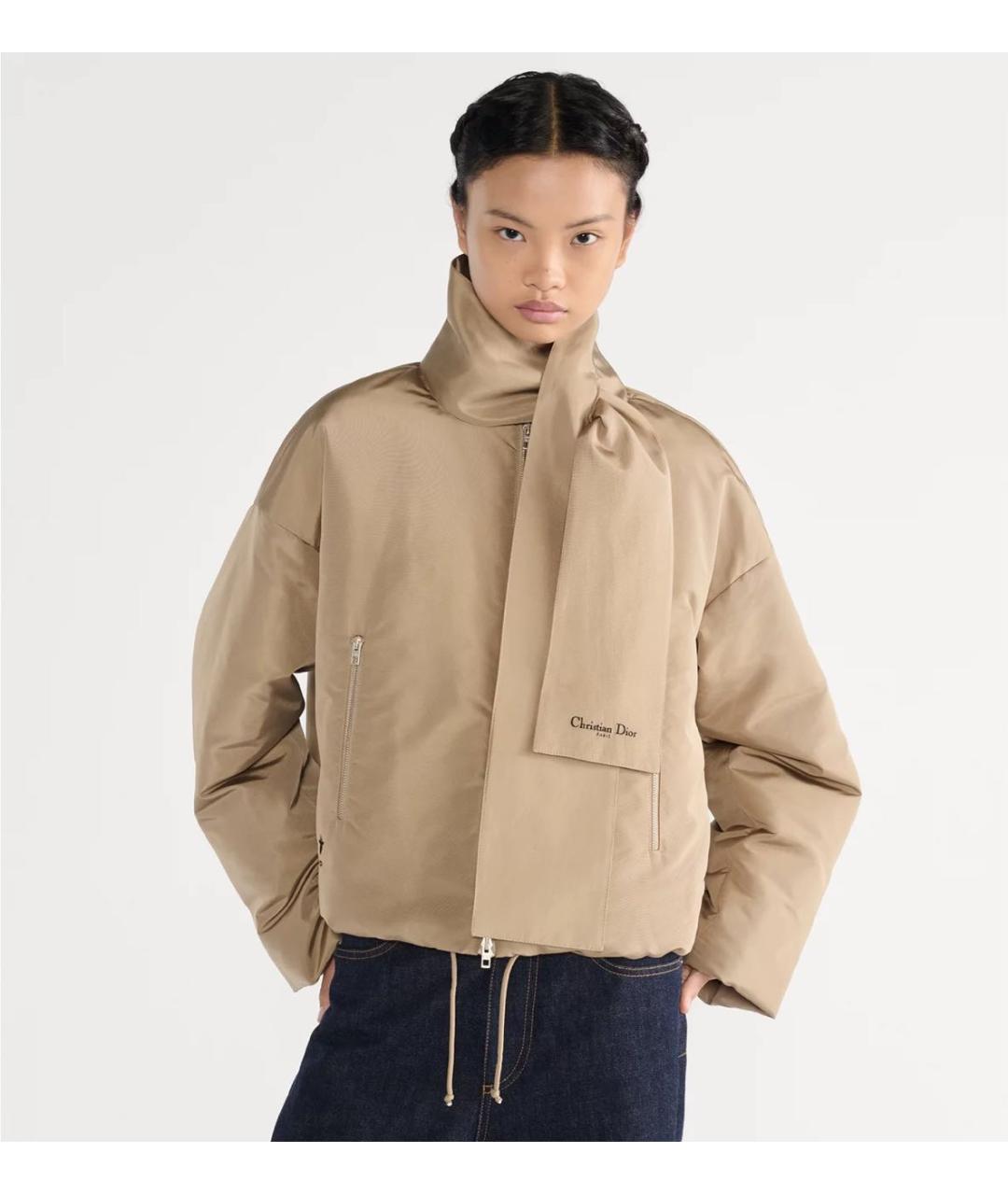 CHRISTIAN DIOR Бежевая куртка, фото 4