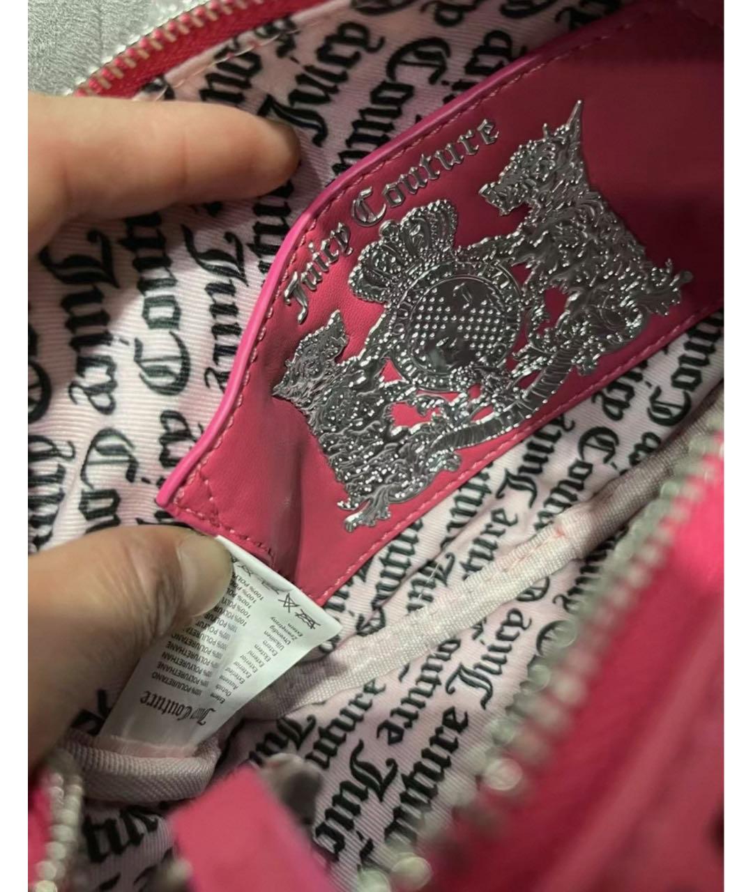 JUICY COUTURE Розовая сумка через плечо, фото 4