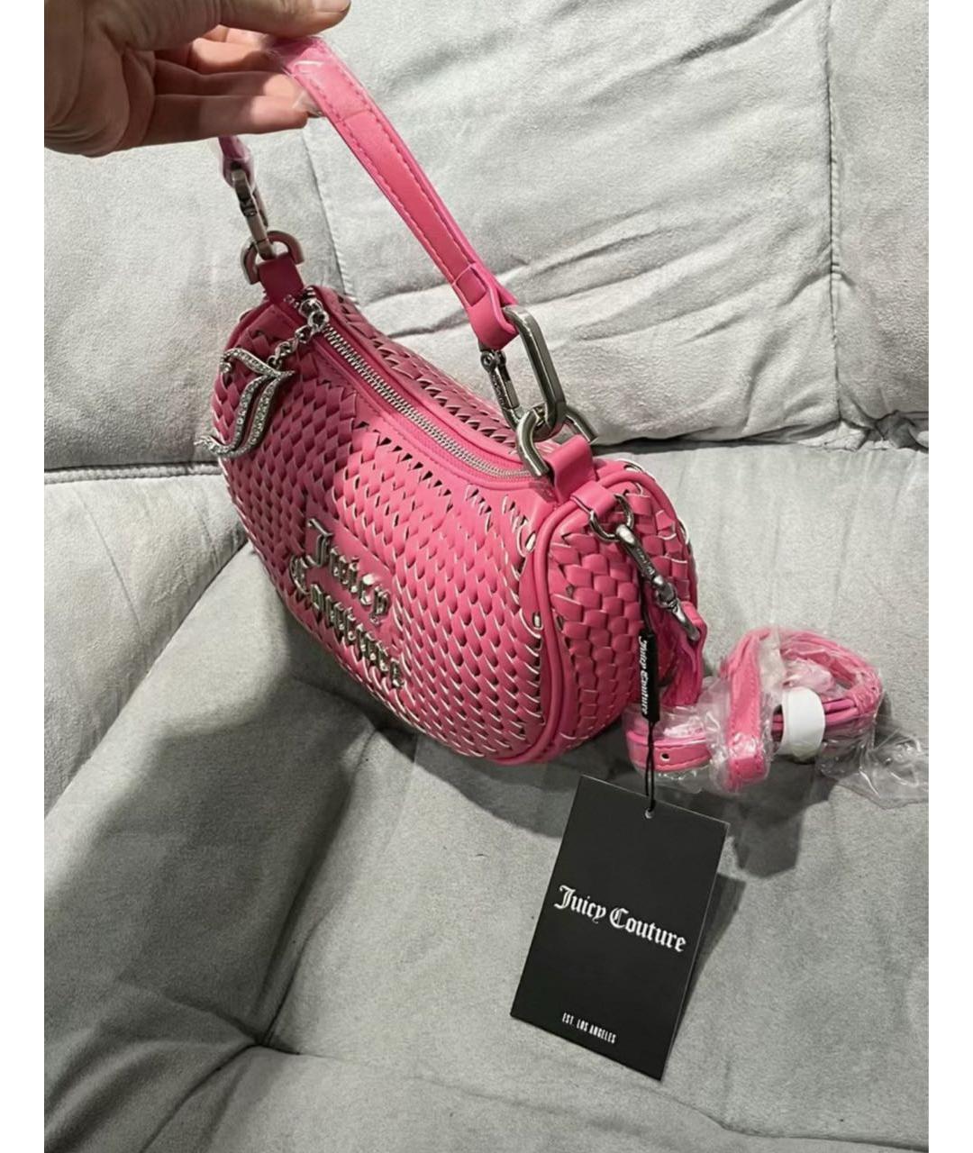 JUICY COUTURE Розовая сумка через плечо, фото 2