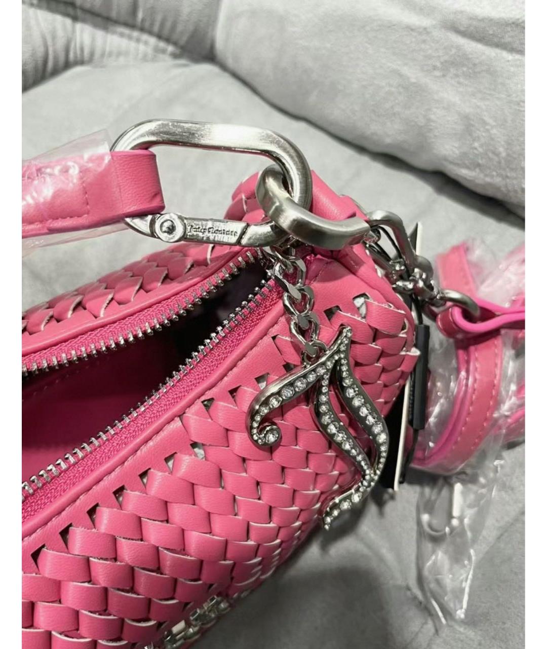 JUICY COUTURE Розовая сумка через плечо, фото 5