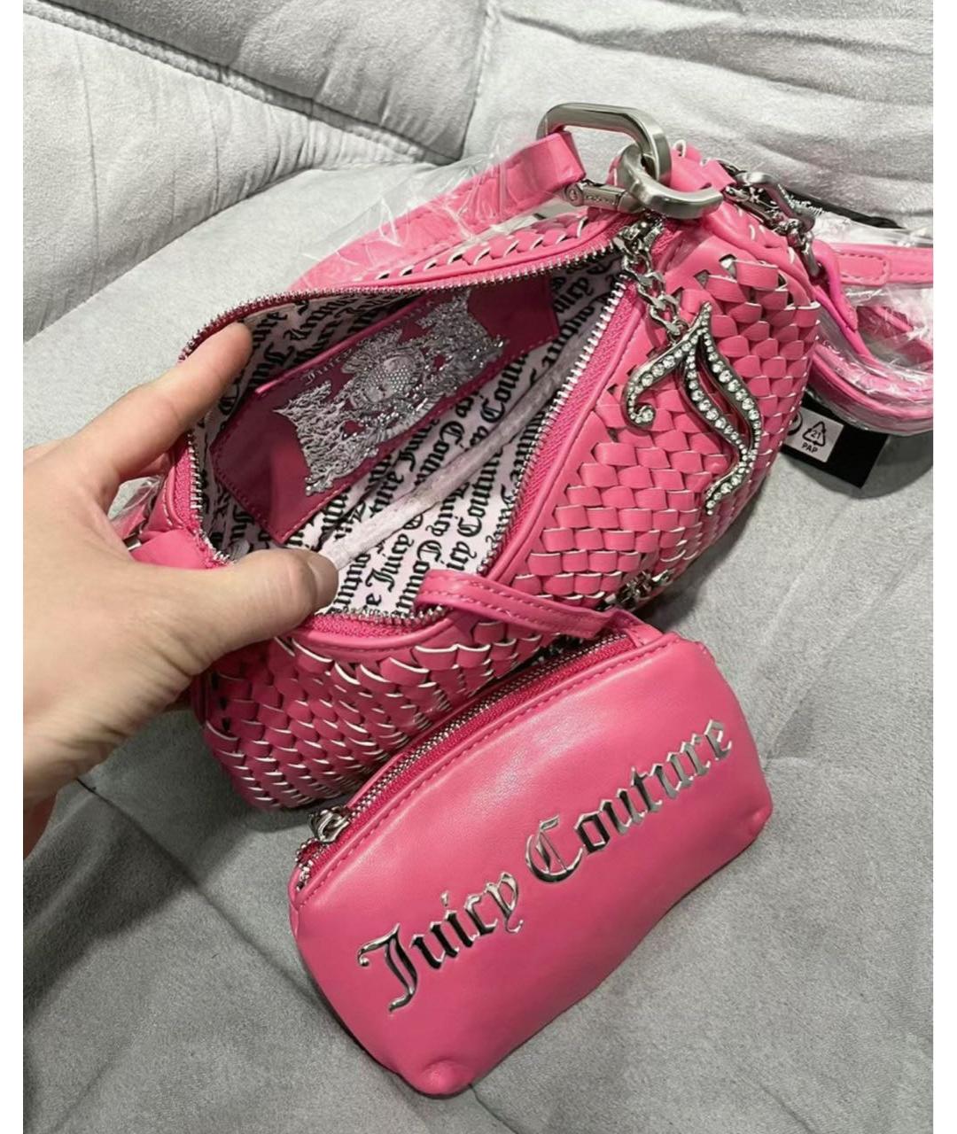 JUICY COUTURE Розовая сумка через плечо, фото 8