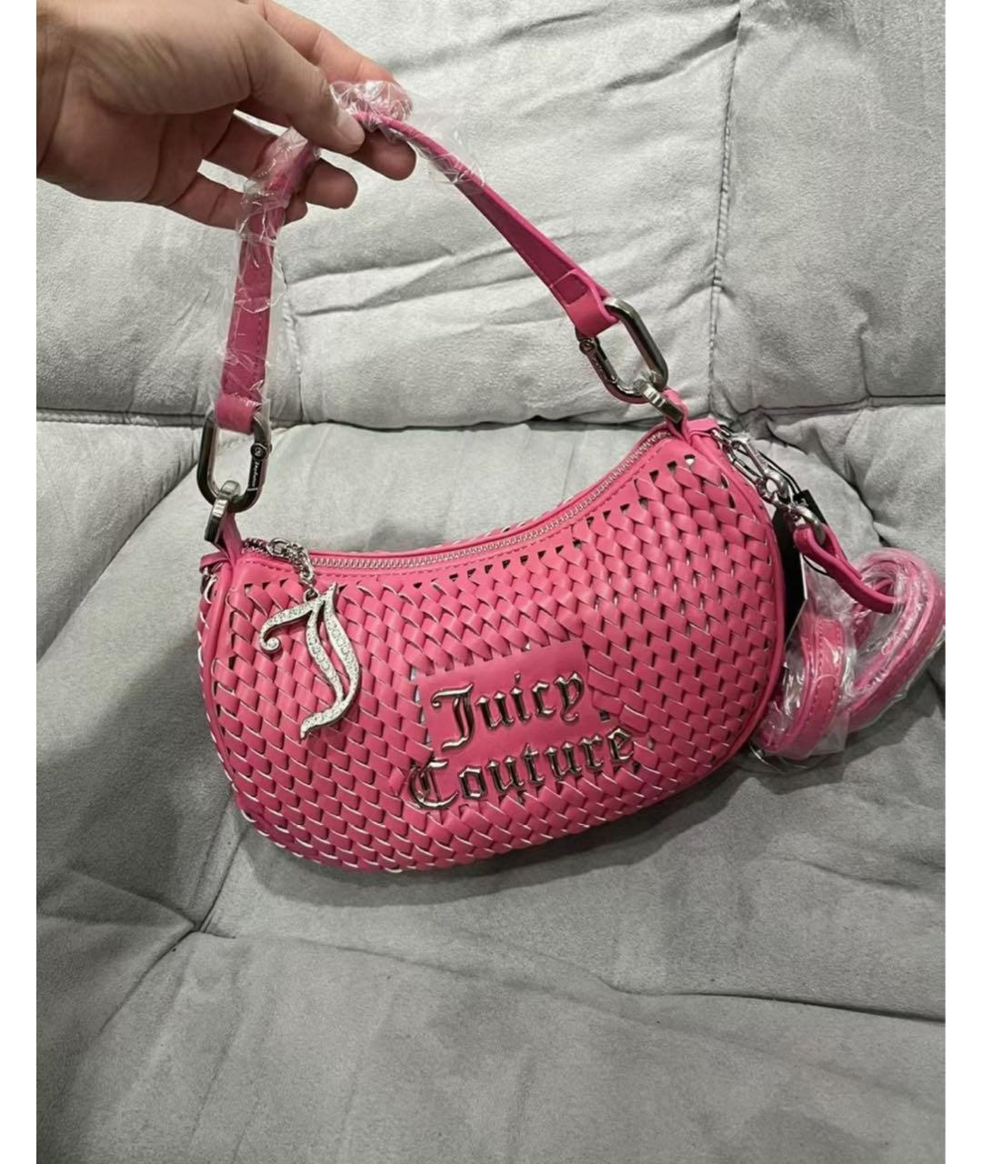 JUICY COUTURE Розовая сумка через плечо, фото 7