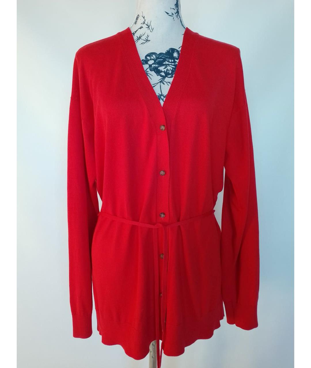 12 STOREEZ Красное шелковое повседневное платье, фото 4