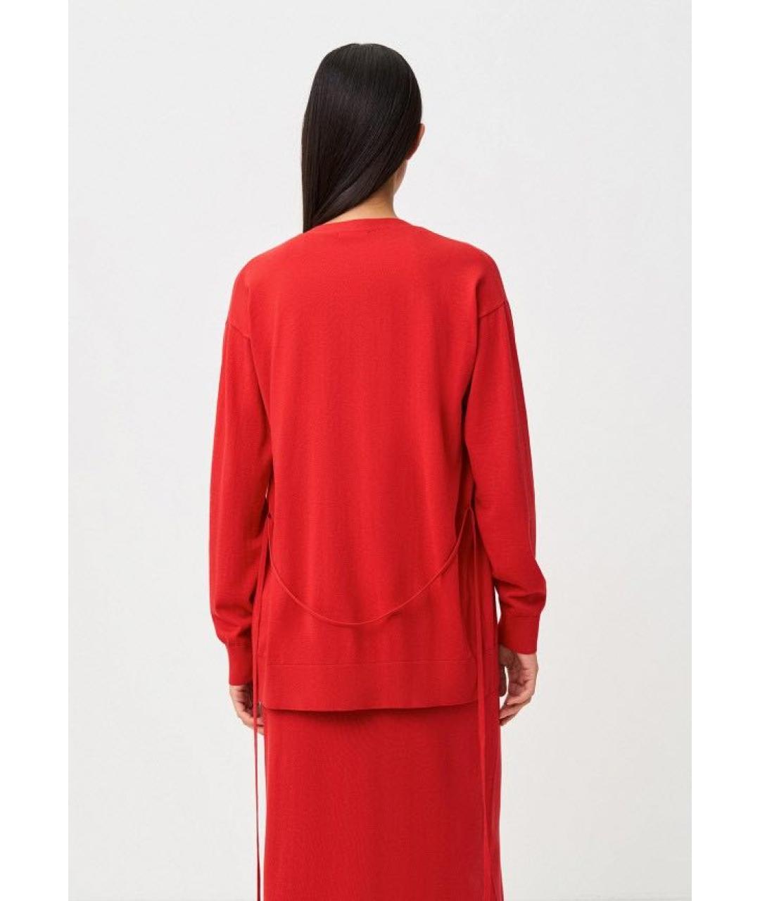 12 STOREEZ Красное шелковое повседневное платье, фото 2