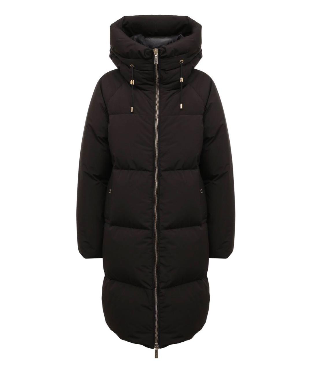 MOORER Черный полиамидовый пуховик, фото 1