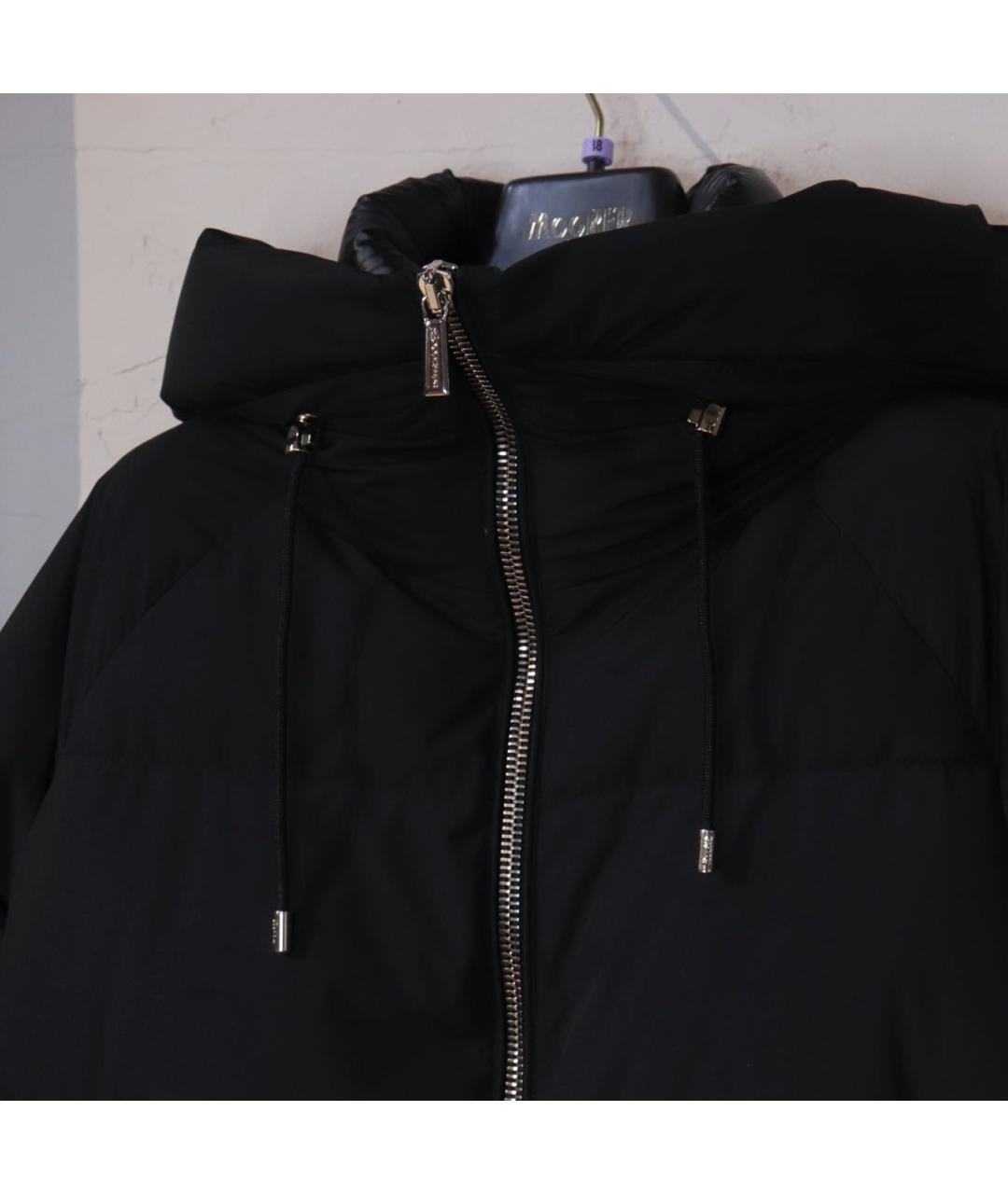 MOORER Черный полиамидовый пуховик, фото 6