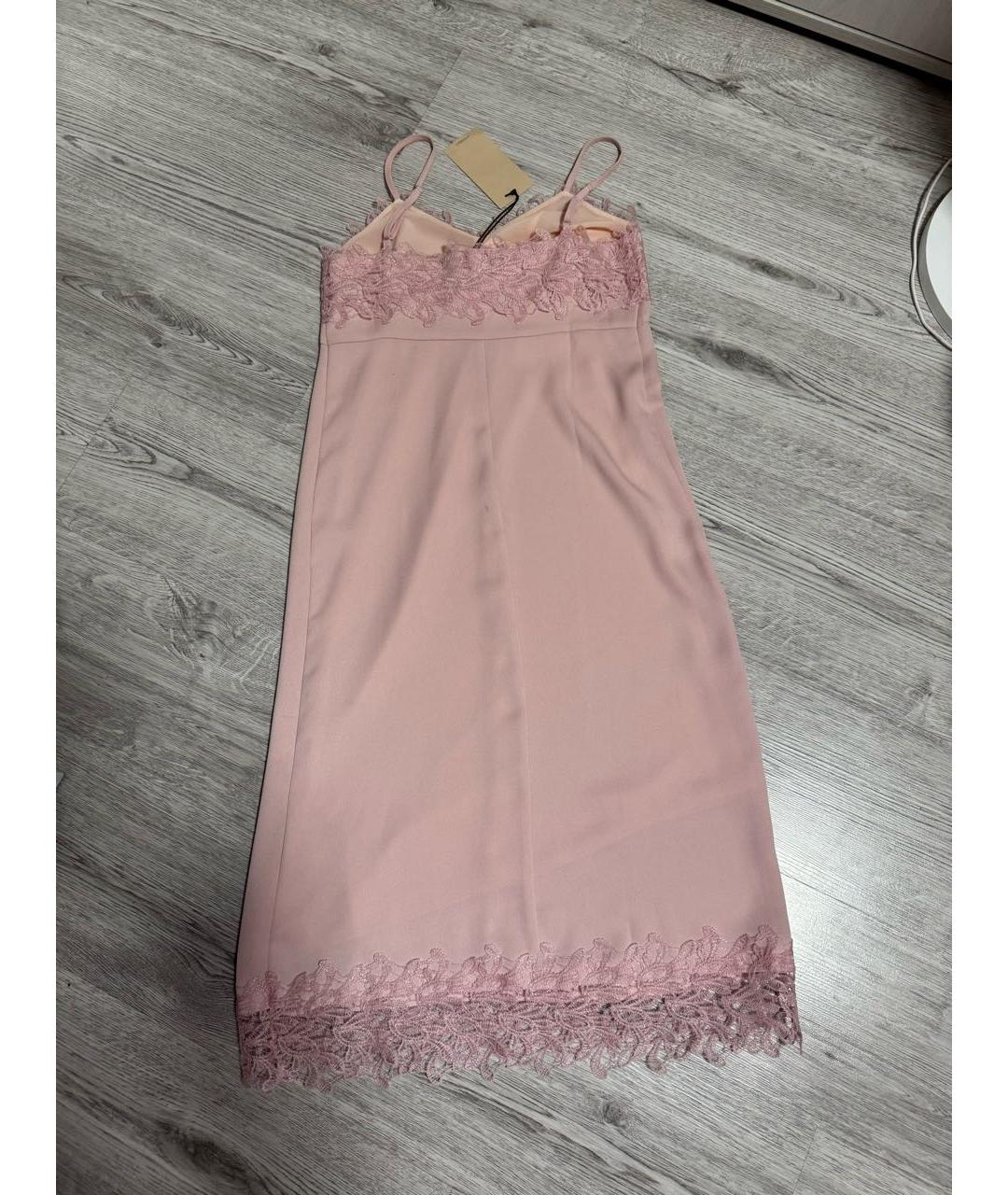 12 STOREEZ Розовое полиэстеровое коктейльное платье, фото 2