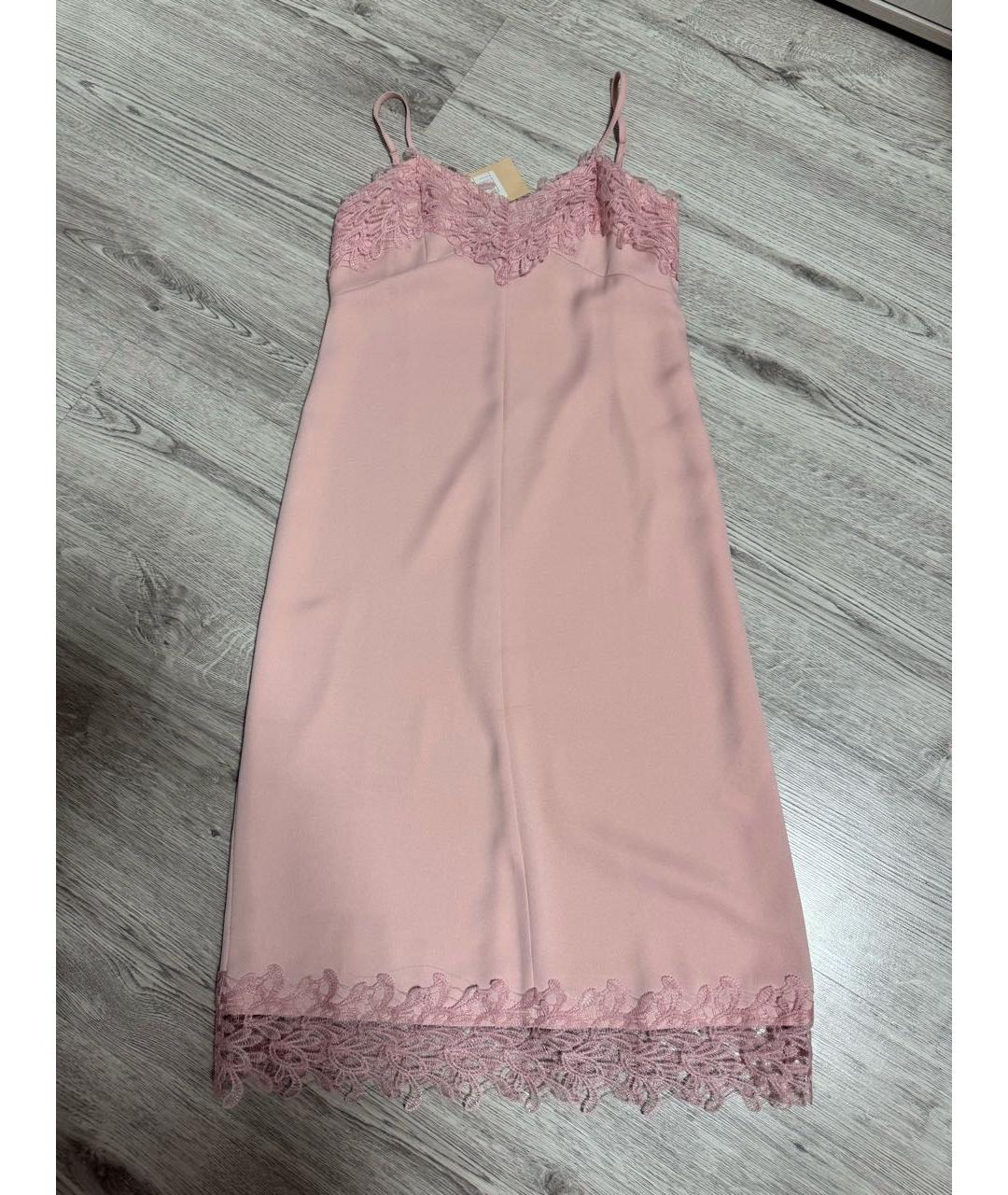 12 STOREEZ Розовое полиэстеровое коктейльное платье, фото 5