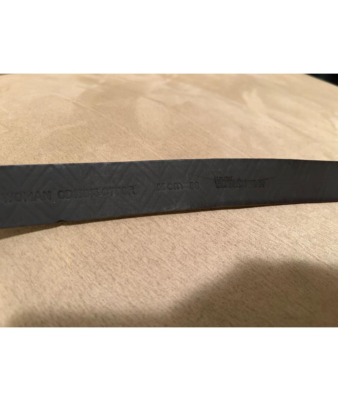 CAVALLI CLASS Коричневый кожаный ремень, фото 3