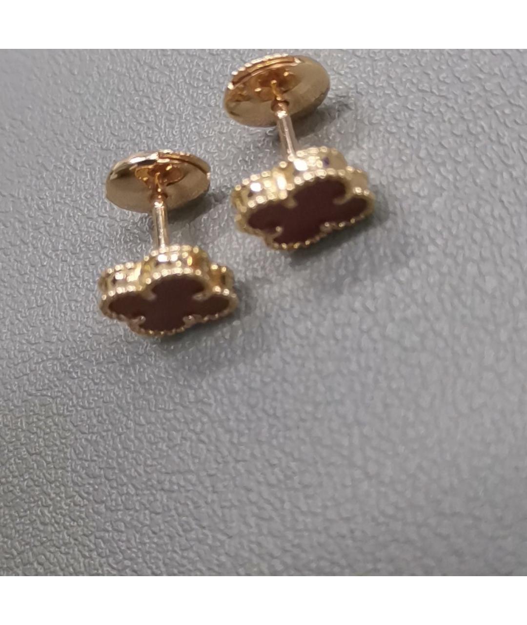 VAN CLEEF & ARPELS Красные серьги из розового золота, фото 4
