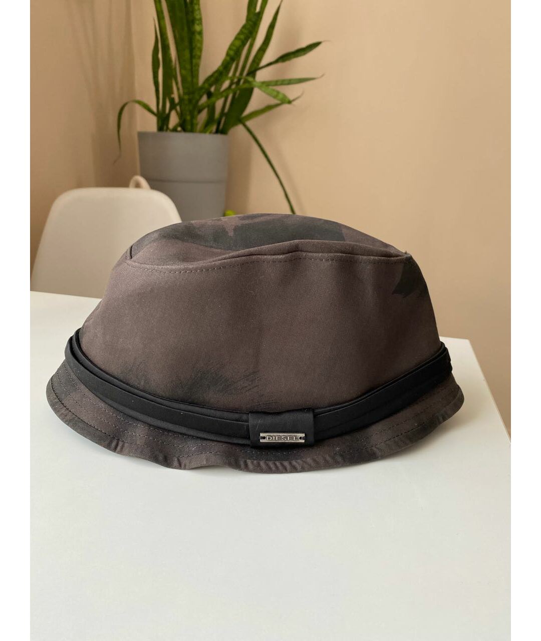 DIESEL Антрацитовая хлопковая шляпа, фото 9