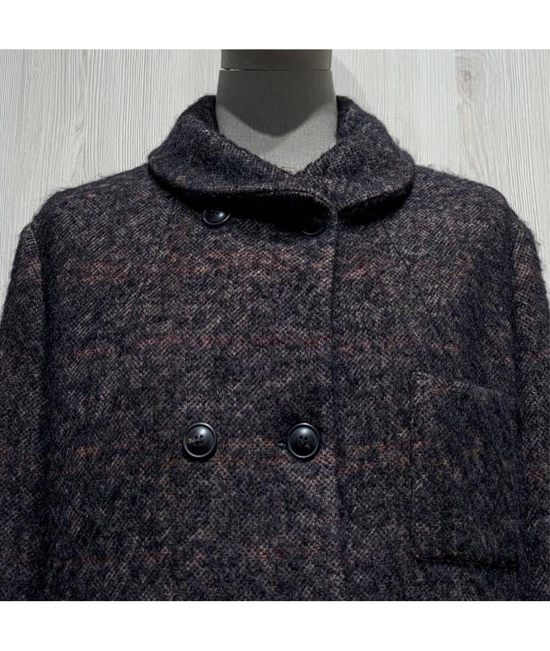 BOTTEGA VENETA Коричневое шерстяное пальто, фото 3