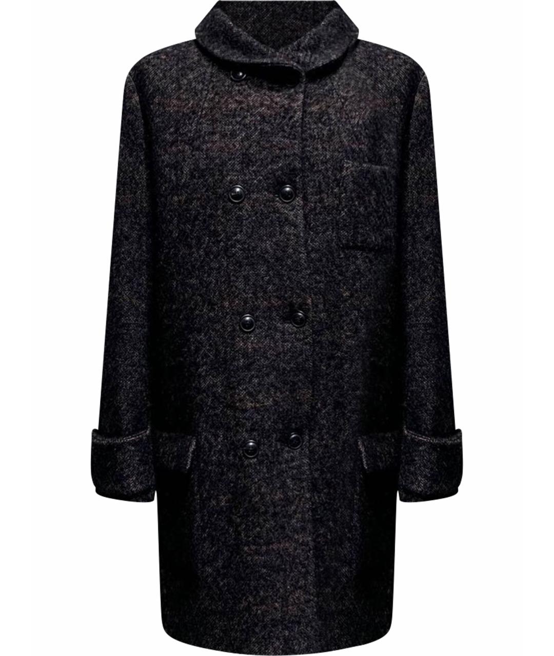 BOTTEGA VENETA Коричневое шерстяное пальто, фото 1