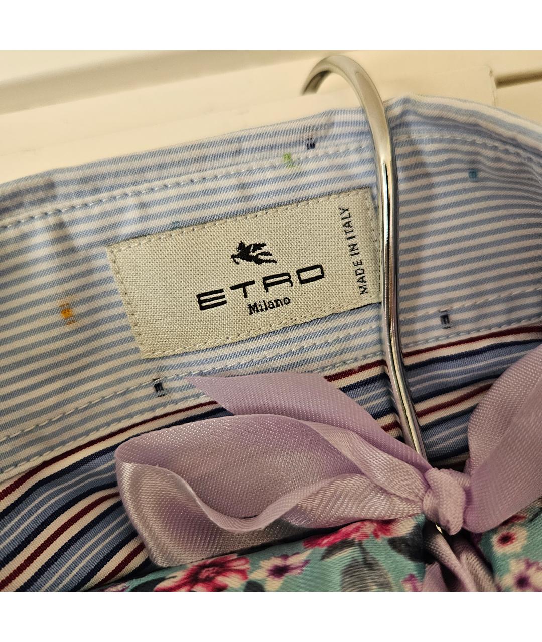 ETRO Мульти хлопковая рубашка, фото 7
