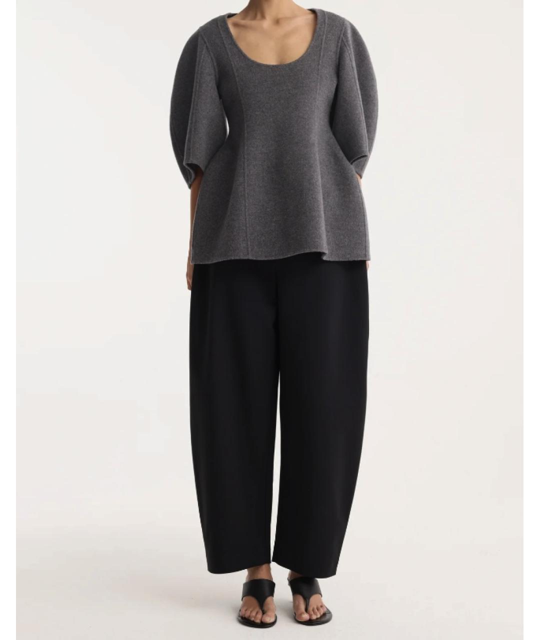 ROHE Серая шерстяная блузы, фото 4