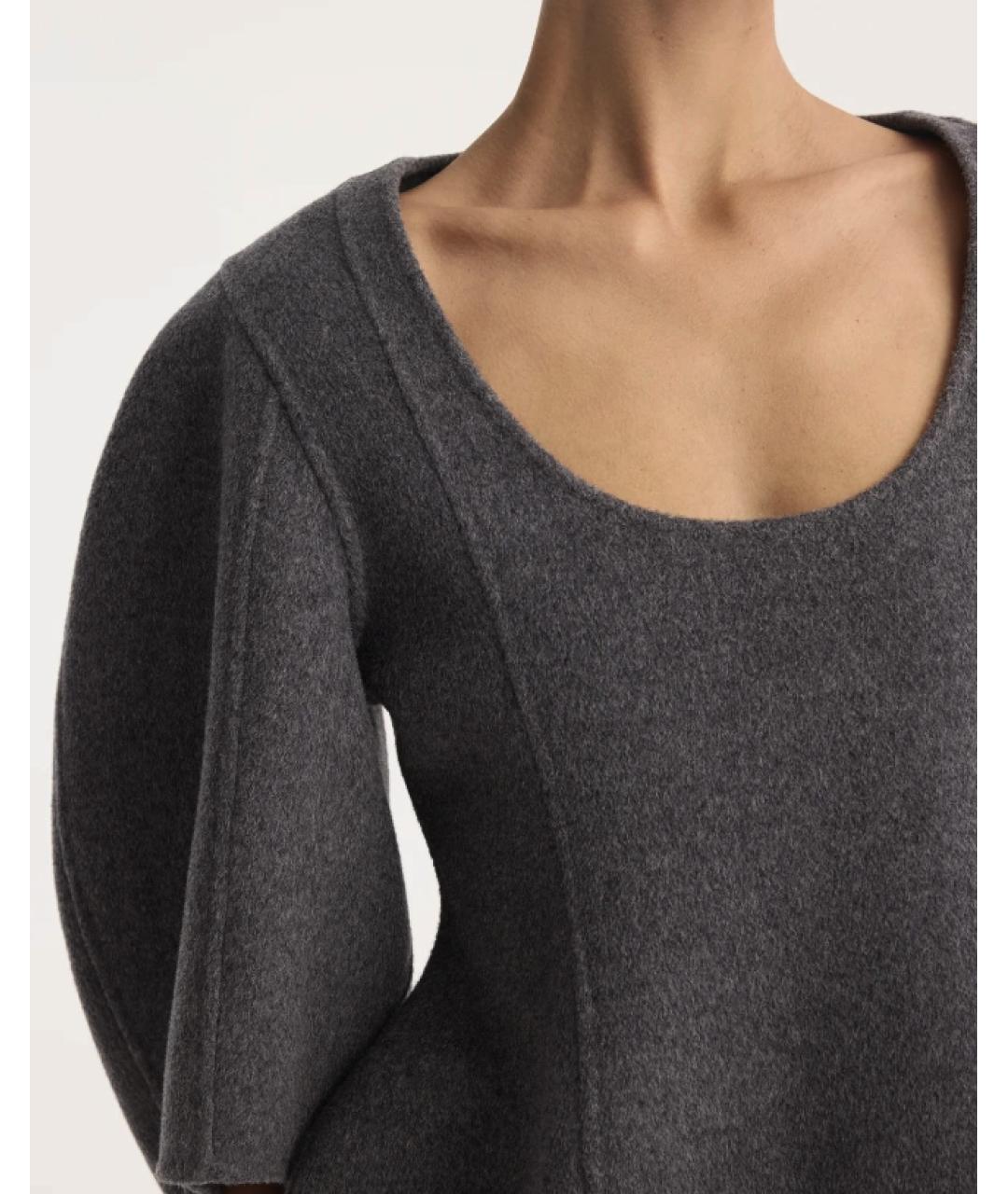 ROHE Серая шерстяная блузы, фото 2