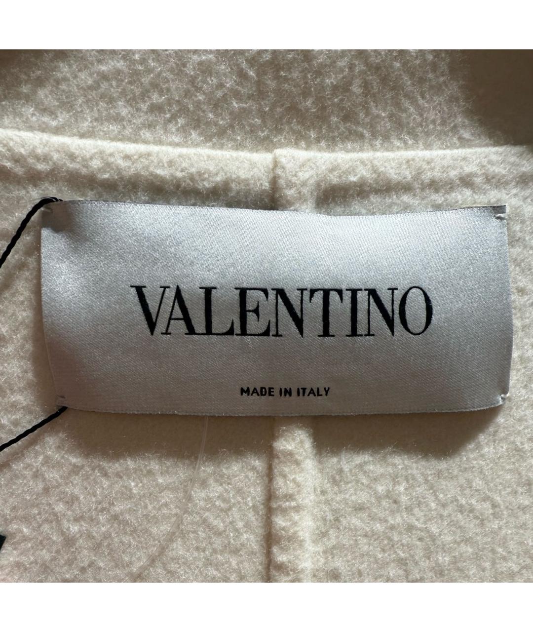 VALENTINO Бежевое шерстяное пальто, фото 5