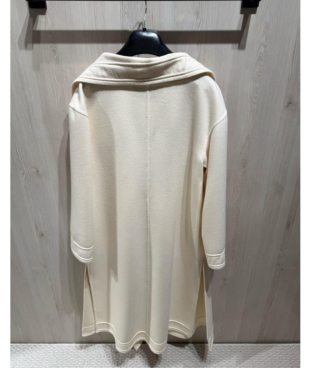 VALENTINO Бежевое шерстяное пальто, фото 4