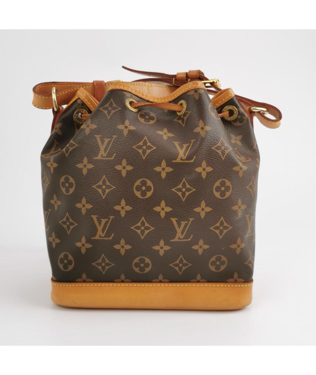 LOUIS VUITTON Коричневая кожаная сумка тоут, фото 4