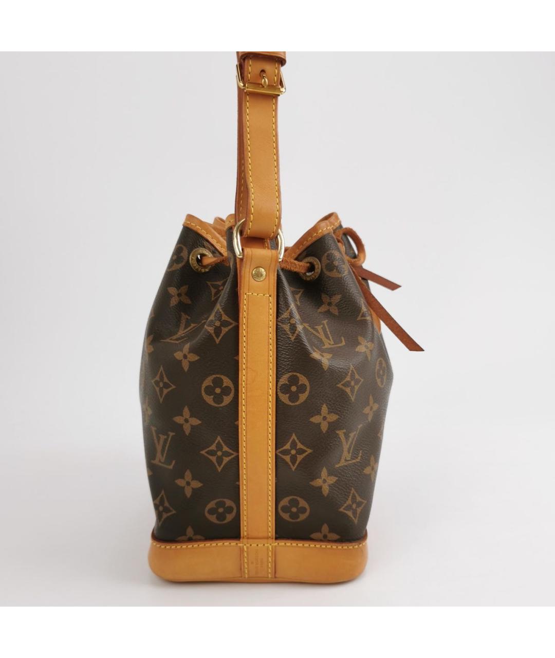 LOUIS VUITTON Коричневая кожаная сумка тоут, фото 3